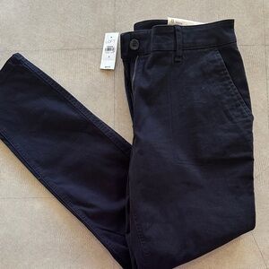LOFT Midnight Black Trousers 28 inseam